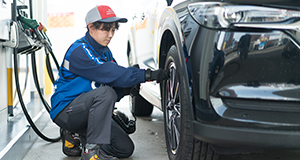 空気圧点検・オイル交換